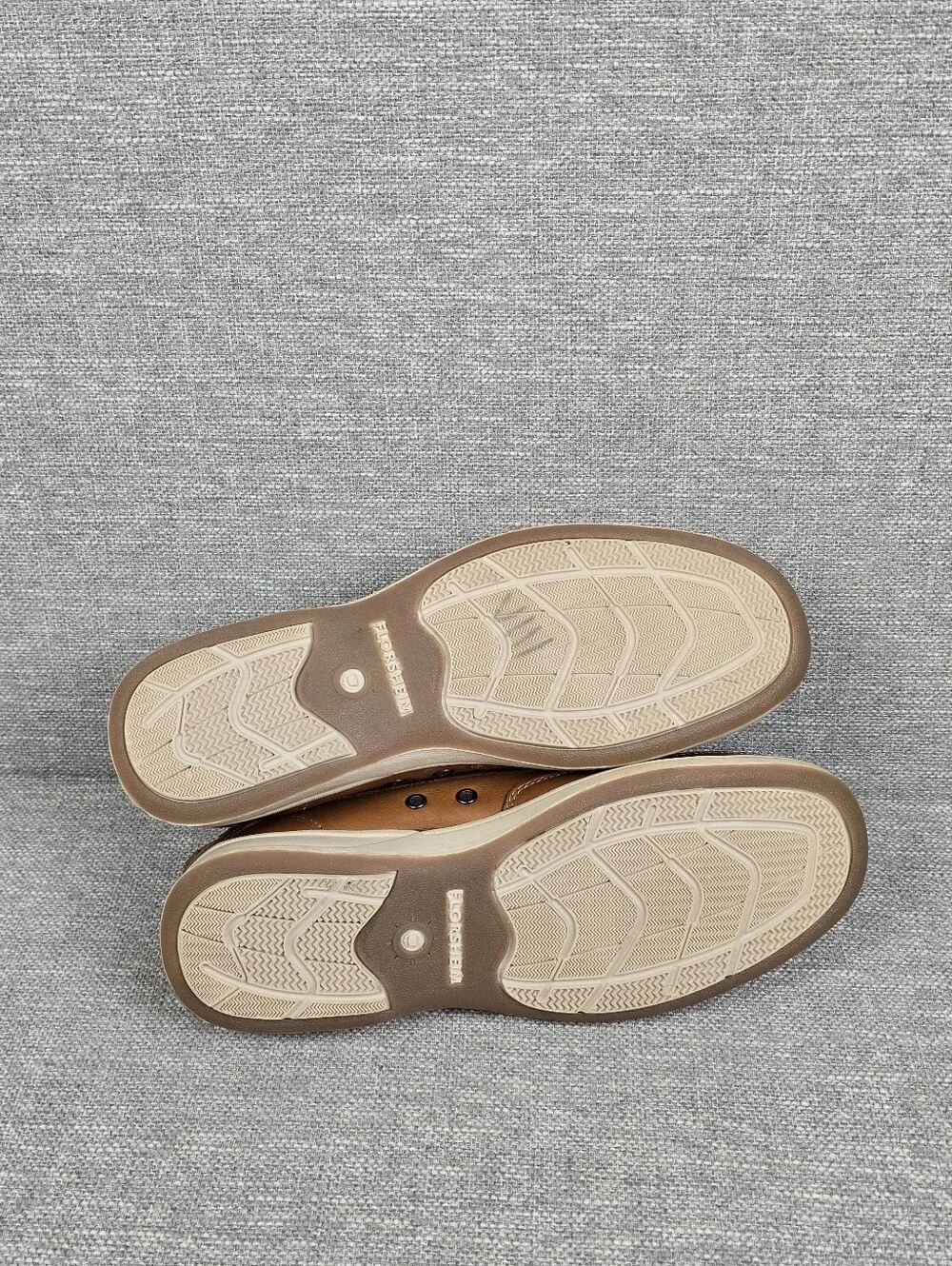 Florsheim Lakeside Moc Toe OX Boat Shoes Saddle Tan Mens Sz 10